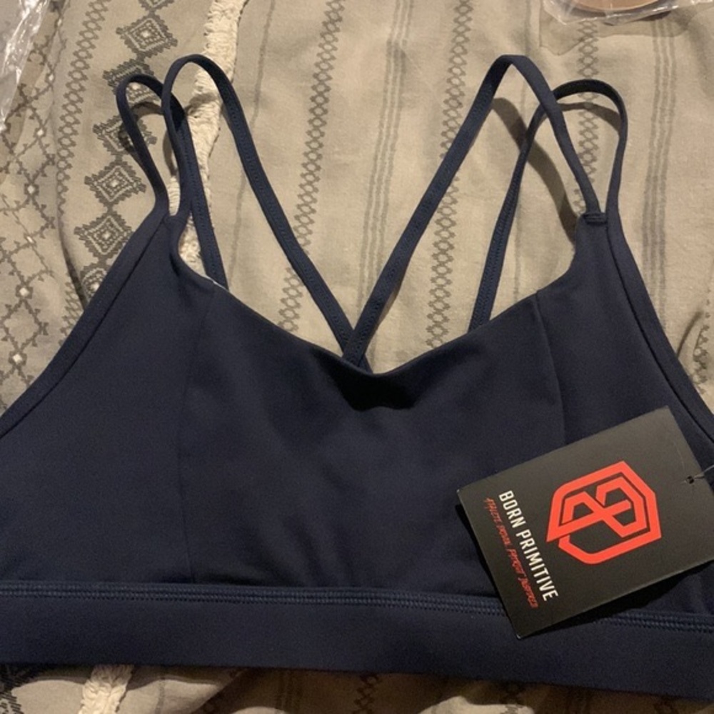 COPY - Born Primitive Lotus Sports Bra (Navy)